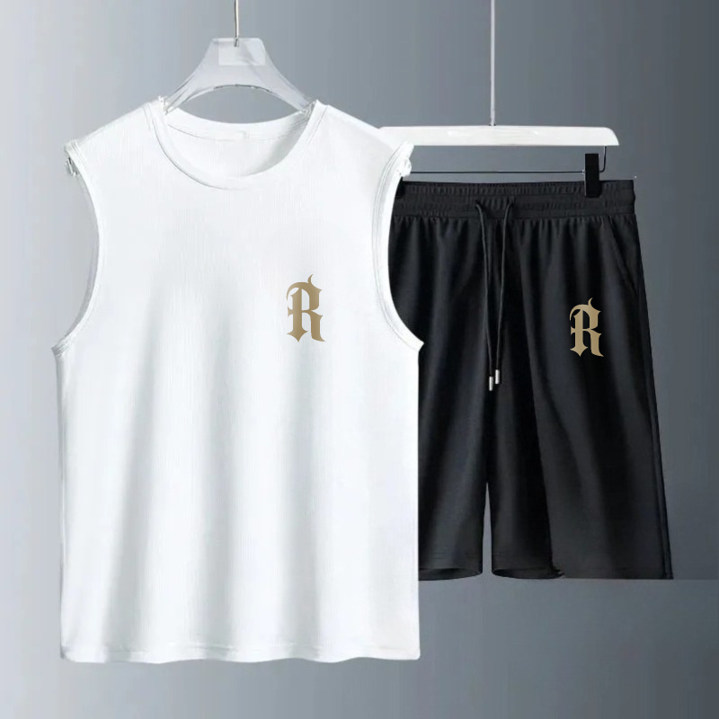 Summer Clothing - Conjuntos de Camisetas Sem Mangas Masculinas