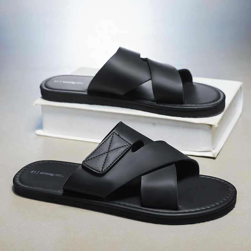 Summer Clothing Korea - Chinelos Masculinos 2026, Novas Sandálias de
