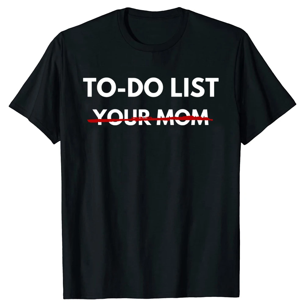 Summer Clothing List - Camisetas Engraçadas 'Do List Your Mom'