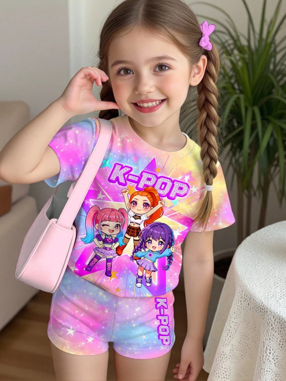 Summer Clothing List - Conjunto de Camiseta e Calças com