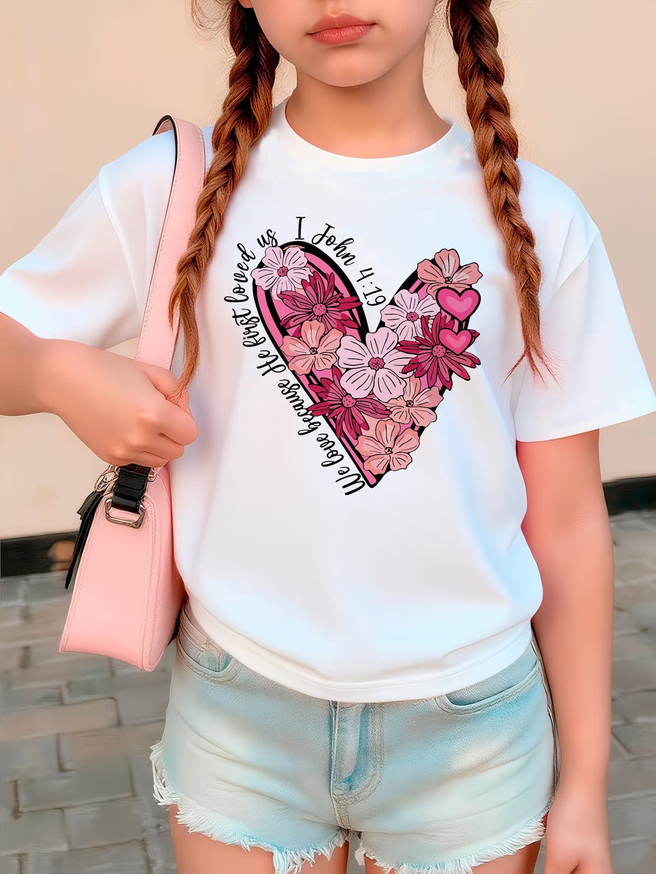 Summer Loving Kids Clothing - Camiseta Vintage com Design Floral de
