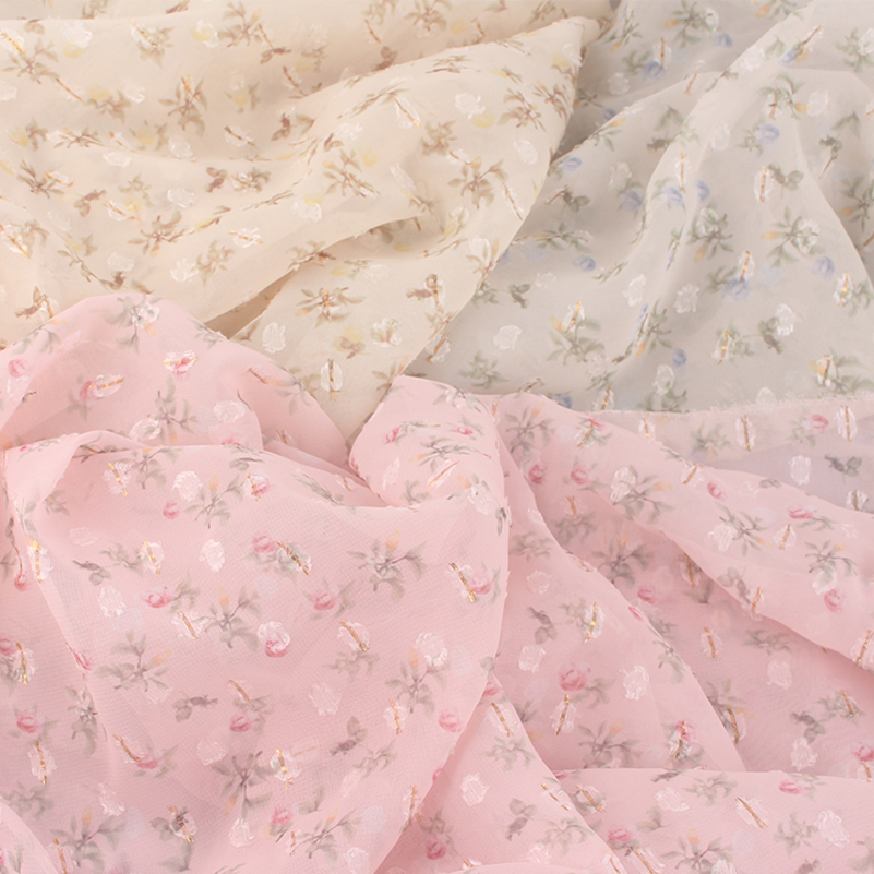 Summer Clothing List - Novo Lançamento: Tecido Transparente Estampado com