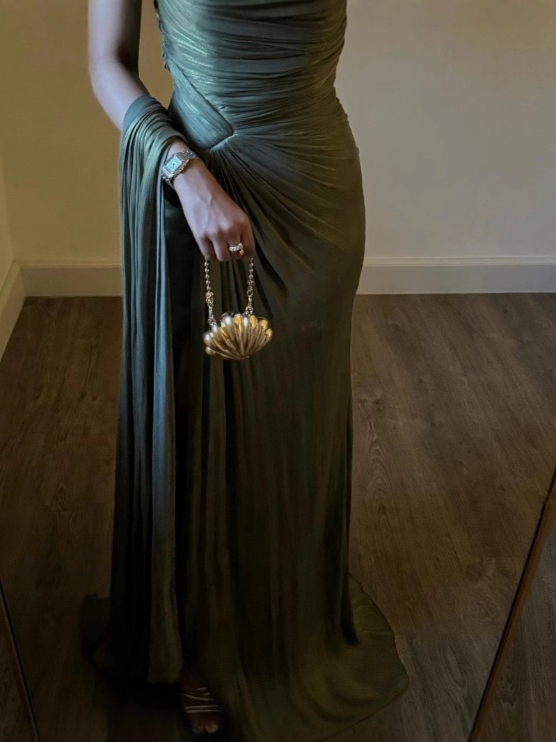 Summer Clothing In Winter - Vestido de Festa Luxuoso Maxi Gown