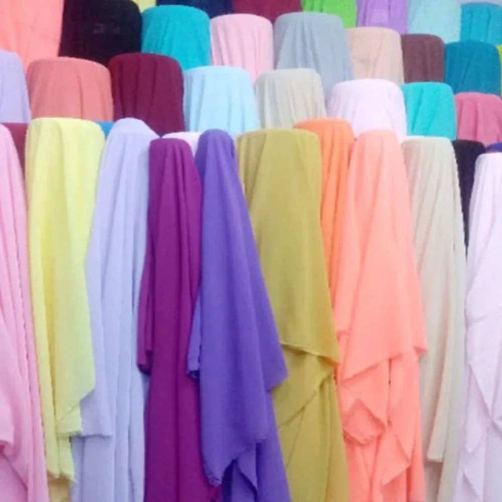 Summer Clothing Material - 1/2/3m verão respirável chiffon roupas tecido