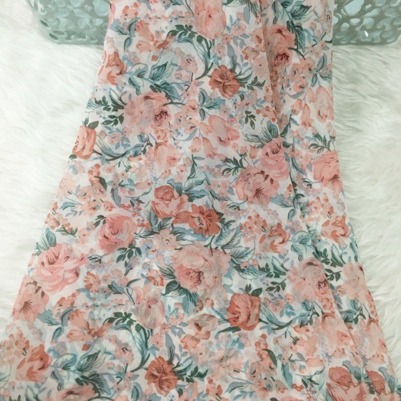 Tecido de chiffon com estampa  - Summer Clothing Material avaliação e preço