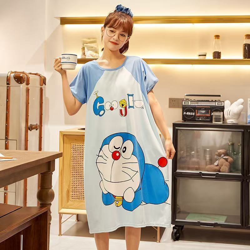 Camisola fofa Doraemon para mu - Summer Nights Clothing avaliação e preço
