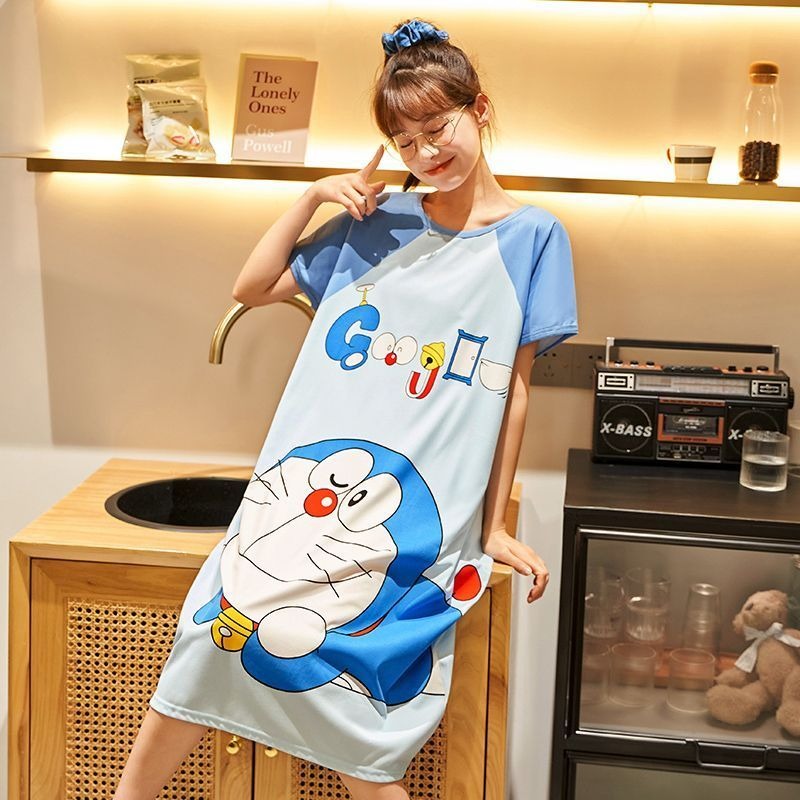Camisola fofa Doraemon para mu - Summer Nights Clothing avaliação e preço