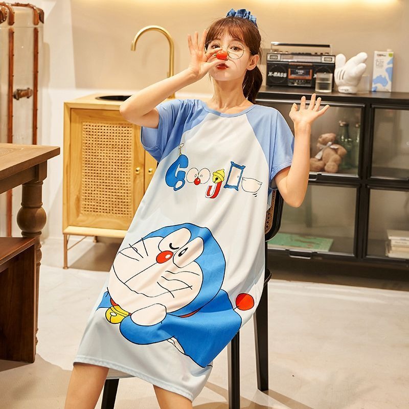 Camisola fofa Doraemon para mu - Summer Nights Clothing avaliação e preço