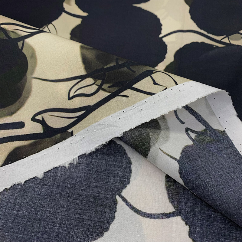 Estilo de pintura a tinta impr - Summer Clothing Material avaliação e preço