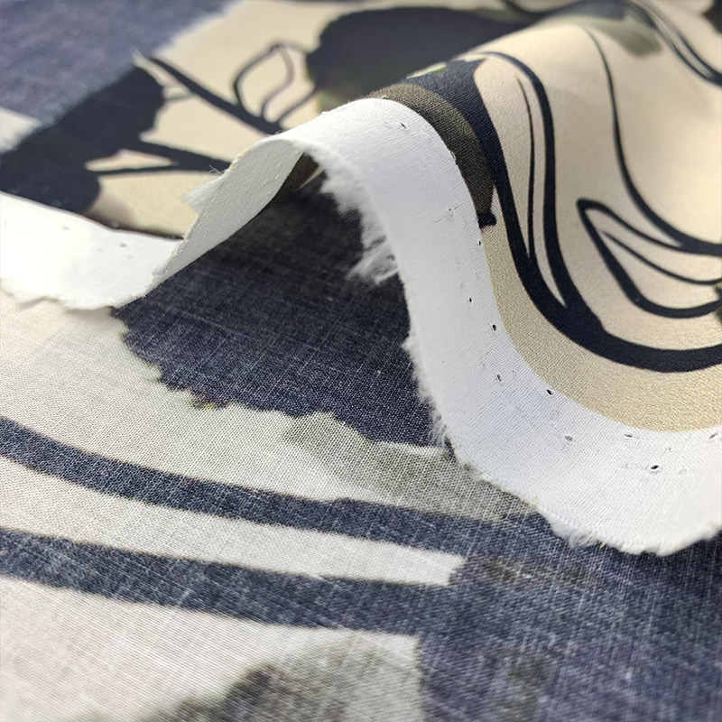 Estilo de pintura a tinta impr - Summer Clothing Material avaliação e preço
