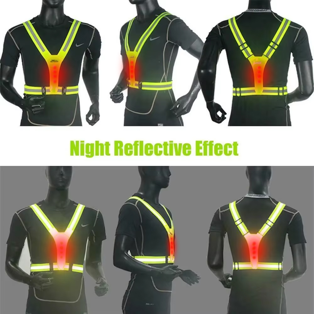 Led correndo colete reflexivo  - Summer Nights Clothing avaliação e preço
