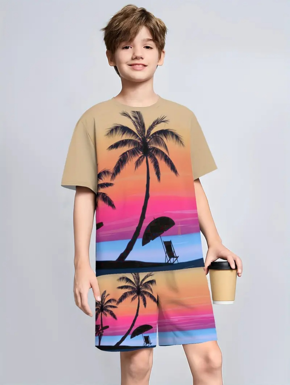 Conjuntos infantis havaianos c - Summer Clothing List avaliação e preço