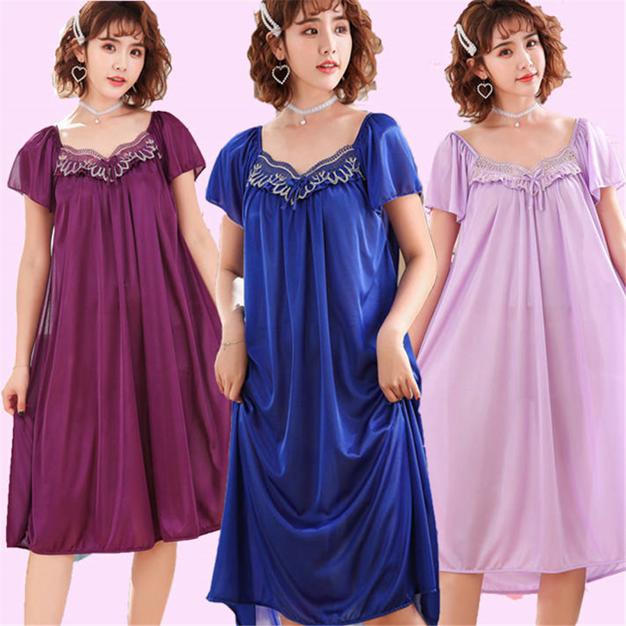 Novo verão camisola de seda ge - Summer Nights Clothing avaliação e preço