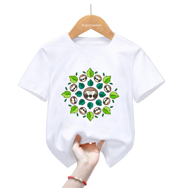 Cartoon Print T-shirt for Kids - Summer Loving Kids Clothing avaliação e preço
