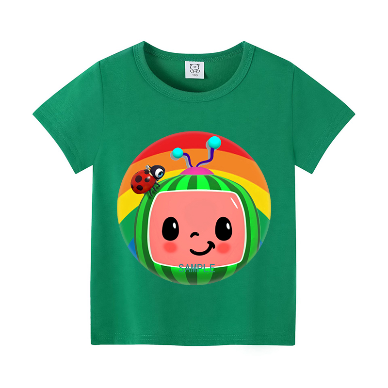 Cocomelons camisetas de bebê a - Summer Clothing Boys avaliação e preço